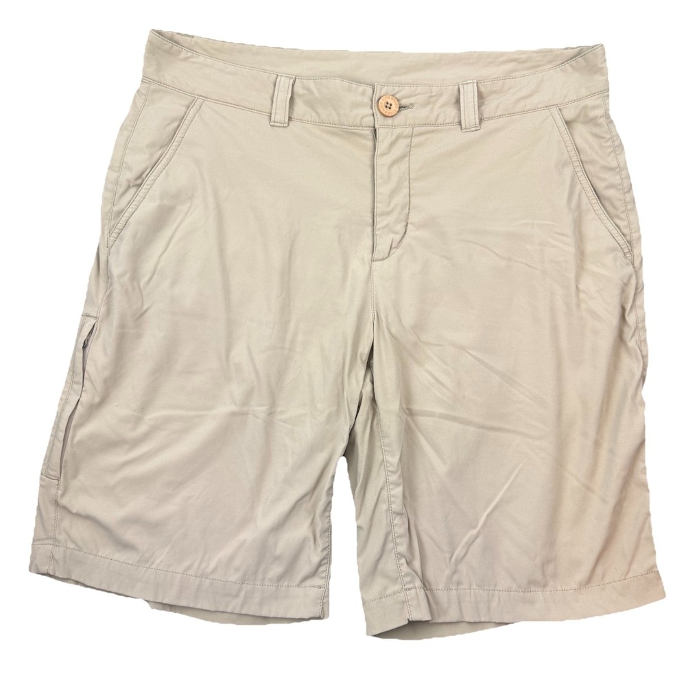 EDDIE BAUER‎ Mens Performance Hiking 10" Active Shorts Khaki - 34 waist